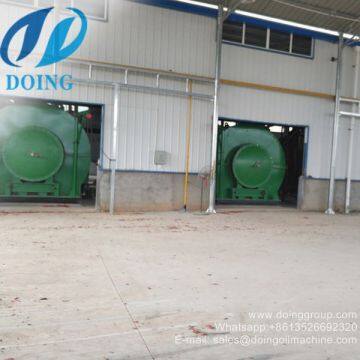 Hot sale waste tyre recycling to oil pyrolysis machine