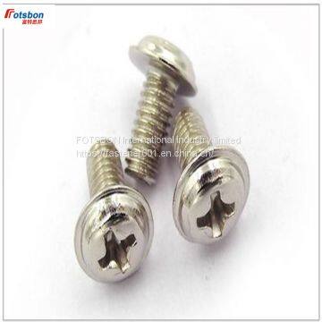 M2/M2.5/M3 Cross Recessed Raised Counter Pan Head Pad Screws 304 Stainless Steel Flat Tail Screw Vis Vida Viti Phillip PC DIN967 photo-3