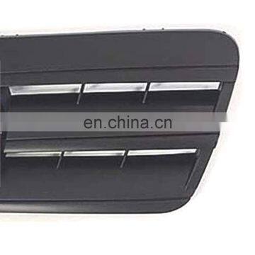 Матовый черный передний решетка радиатора с 3 ребрами для Mercedes Benz CLK Class W208 97-02 в стиле AMG photo-6