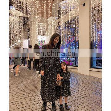 C1064/Family Boutique Clothing Mother and Daughter Classic Floral Dress Fashion Casual Girls Dress