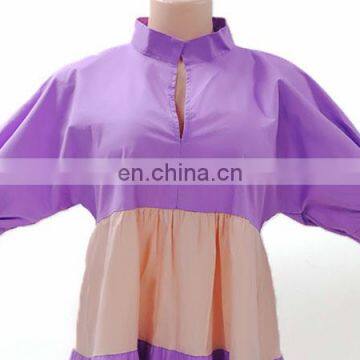 LAITE D2149 plus size women solid color patchwork casual dresses ladies autumn dress women clothing