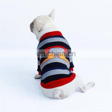 Wholesale Casual Cotton Stripe Pet Dog British Style Clothes Winter Cold photo-7