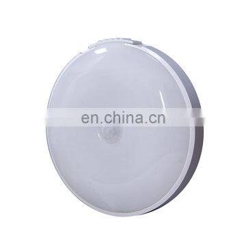 Manufacturer 20mm Round Battery Powered Wireless PIR Mini Indoor Night Light With Motion Sensor photo-2