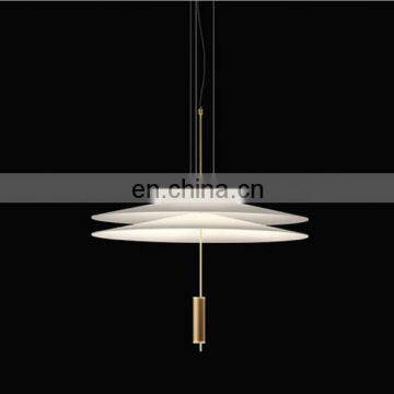 European Post-modern Irregular Acrylic Pendant Lamp for Living Room photo-4