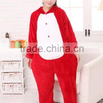 2015 Walsonstyles Cheapest Winter Animal Onesie Pajamas Jumpsuit Flannel Adult Jummp Ali Pajama photo-2