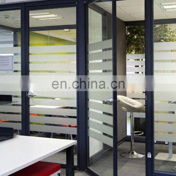 Swing opening aluminium profile doors and windows double glass casement window