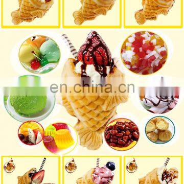 New Model Ice Cream Cone Making Machine Fish Cake Maker Ice Cream Taiyaki Maker photo-2
