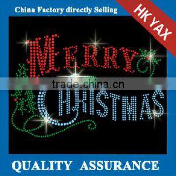 China Gold Supplier Christmas Series Rhinestone Motif Design;rhinestone Design Motif; Custom Motif Design Rhinestone photo-2