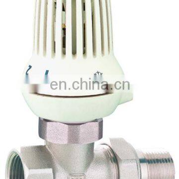 Brass Angle Radiator Valve Brass Thermostatic Valve photo-2