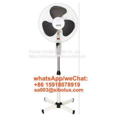 Sibolux 16 inch electric plastic stand fan standing fan with cross base