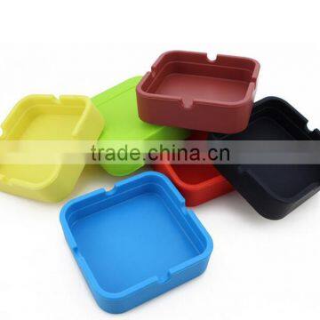 Hottest Dubai Ashtray Wholesale Silicone Square Cendrier Portable Cigar Ashtray