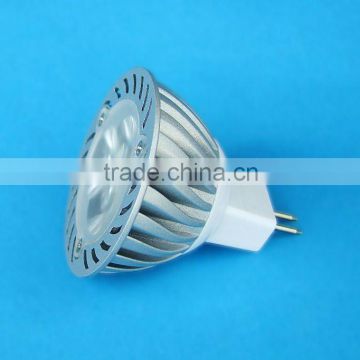 Hot sales!!!MR16 LED spotlight,DC12V 3X1W led bulb