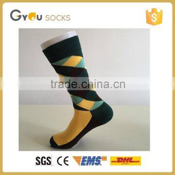 High quality Small diamond thick rabbit wool fabric business tube man socks 2015