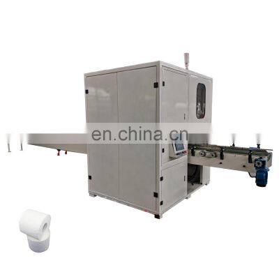 Automatic toilet roll paper log saw cutting machine