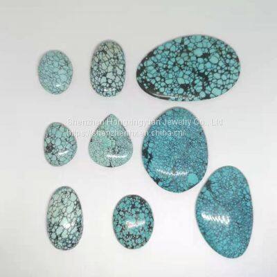 Natural High Quality Turquoise Cabs for Jewelry Set