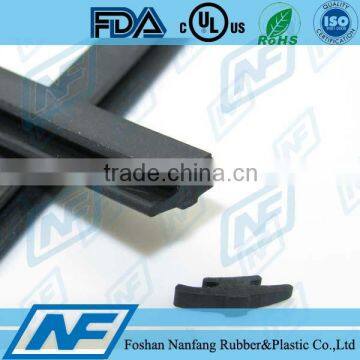 Black EPDM Seal to the Bottom of Garag Door
