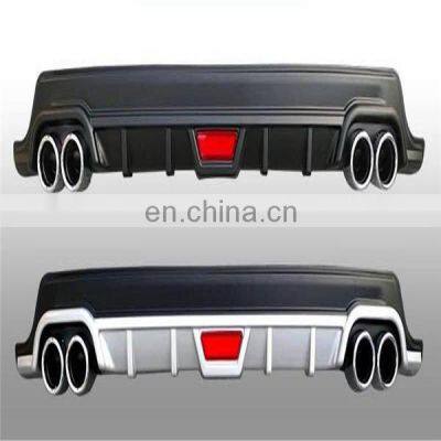 Rear Diffuser Exhaust Tip Rear Bumper Lip For Toyota Corolla 2014-2018