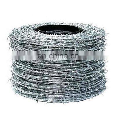 Barbed wire Powder Coated Fencing Trellis & Gates Type Galvanized Surface Treatment Barbed wire