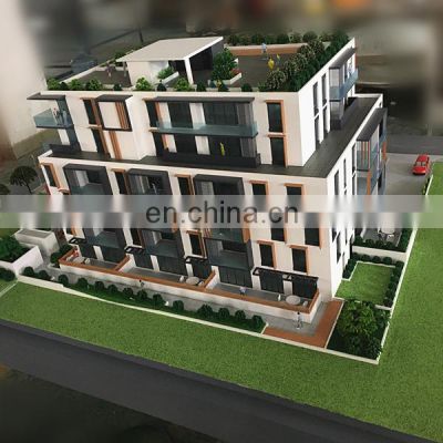 Building model miniature for real estate , diorama miniature building model