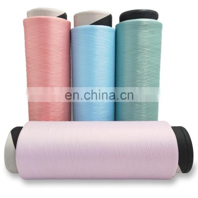 Factory price high quality DTY 100% polyester  yarn for socks 300d polyester dty yarn