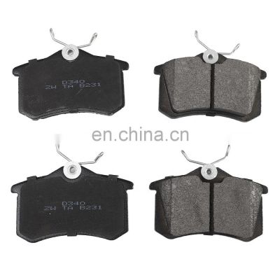 100% Quality Assurance Auto Parts Brake Pads for vw seat Break Pad D340