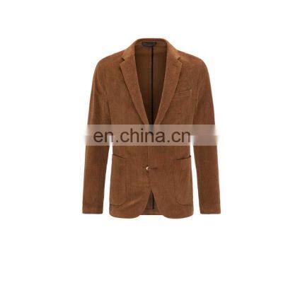 2021 Men New Double Breast Men Suit Formal Coat Pant Flannel Suits photo-4