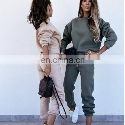 Custom Grey Rib High Neck Front Half Zip Long Sleeve Crop Top Hoodie for Women photo-4