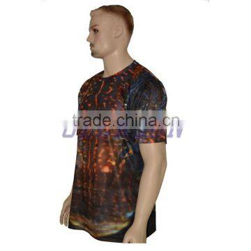 Sublimation t Shirts / Customize 100% Polyester Sublimation T Shirts for Sublimation Printing photo-3