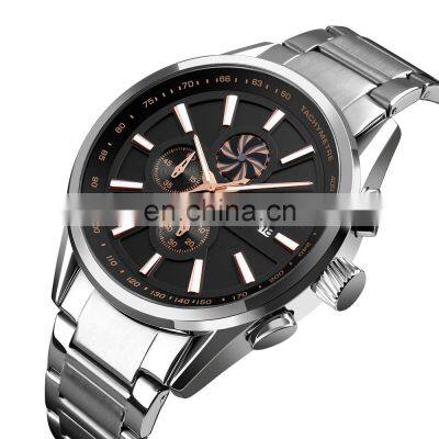 Hot Products Skmei 9175 Waterproof Wristwatch Quartz Business Man Stainless Steel Strap Watch Orologio Uomo photo-5