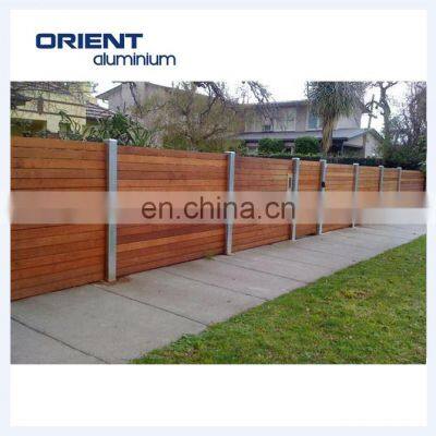 high quality composite privacy fence waterproof wood color  outdoor DIY  WPC fence board