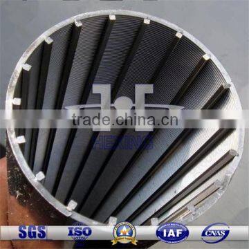 cylinder shape stainless steel wedge wire screen mesh/sieving mesh