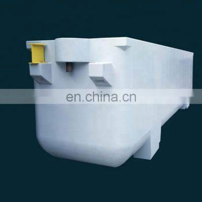 Industrial FRP electrolytic cell silver gold zinc nickle cobalt copper refining tanks polymer concrete electrolytic cell