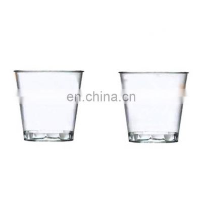 Best Quality 1 Oz Mini Clear Plastic Disposable Glass