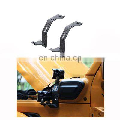 Off Road 4x4x Hood Light Bracket for Jeep Wrangler JL Accessories Light Holder photo-4