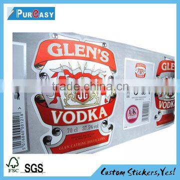 Beautiful Printed Top Grade Hot Stamped Wine Label photo-5