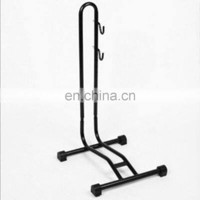 Mountain Bike Rack Parking Holder Heavy Duty L-type Bicycle Coated Steel Display Floor Rack Bike Repair Stand