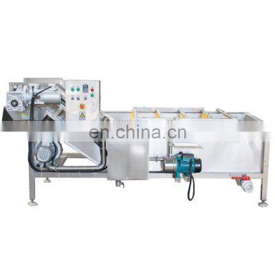 China Washer Type Industrial Electrical Vegetable & Fruits Process Machine With Bubble Washing Machine