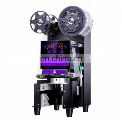 Full Automatic Bubble Tea Cup Sealing machine/plastic butter cup sealer machine