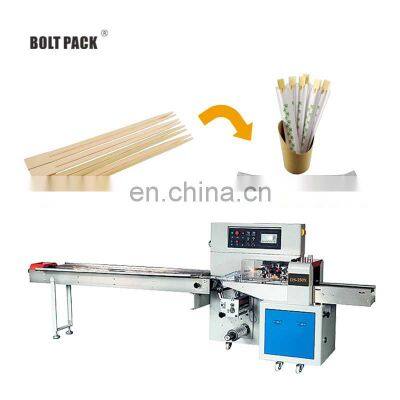 Spoon Packing Machine 2021 Automatic Disposable Pillow Bag Tableware Packing Machine