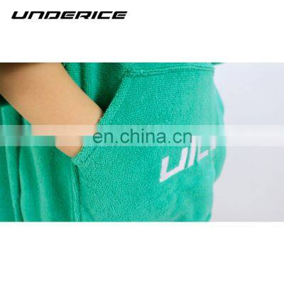 2022 Hot Selling Swimming Pool Towels Kids Children Poncho Quick Dry Beach Towel With Hood photo-4