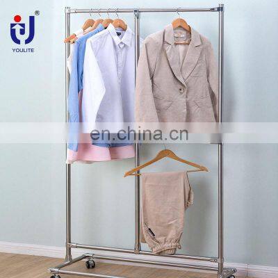 Unique Buy Covered Rolling Garment Rack On Wheels