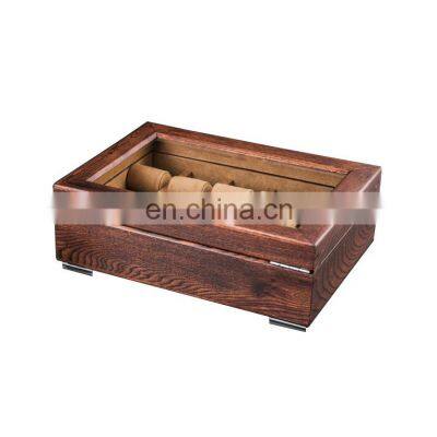 Luxury Brown Color Watch Box Packaging Custom Logo Cases Display Box photo-3