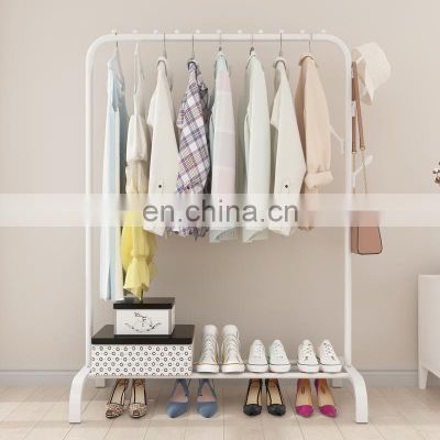 Clothes Rack Floor Bedroom Household Hanger Indoor Folding Clothes Rail Hanger