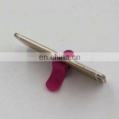 Small MOQ Cuctom Promotional Multifunction Silicone Cable Organizer Phone Holder Silicone Magnetic Clip photo-3