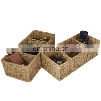 plastic woven  bamboo shopping wicker rattan fruits gift picnic laundry other storage baskets