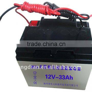 12V 33AH lead acid battery /rechargable battery
