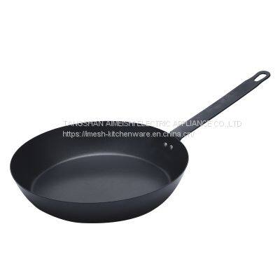 Black Carbon Steel Frying Pan IMESH-K29 photo-2