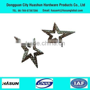 Good quality low price star shape rhinestone crystal fashion brooch