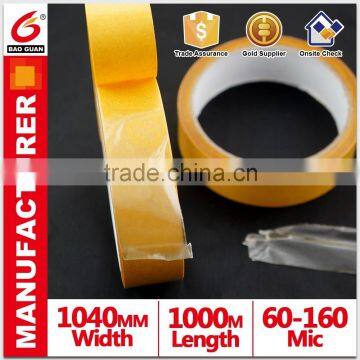 Strong Adhesion Double Side Tape Jumbo Roll To Packaging