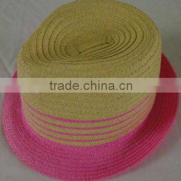 Fashion Summer Fedora Paper Straw Caps For Women